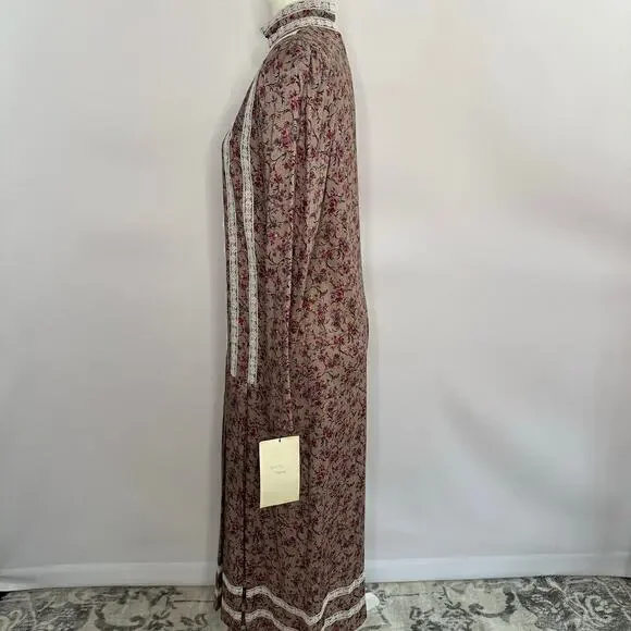 Gunne Sax by Jessica McClintock Vintage Floral Prairie /Cottagecore Dress NWT - Picture 6 of 8